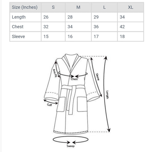 Kids Cotton Terry White Bathrobes