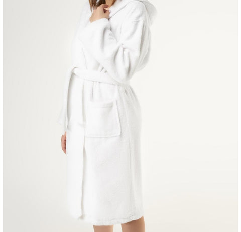 Terry Hooded Bathrobe - Adult