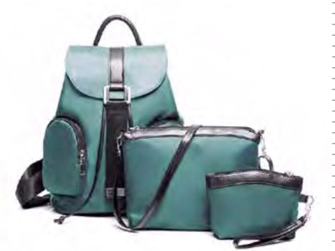 Teal 3pc Backpack Set