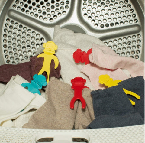 Sock Monkey Sock Clips