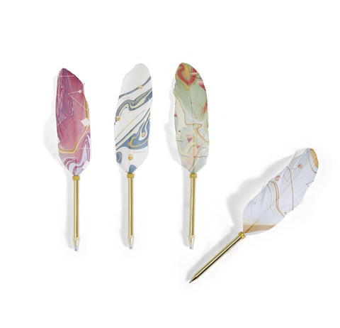 Watercolor Feather Pen