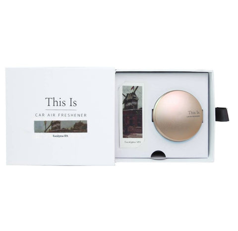 Gold Car Diffuser (Flower House)