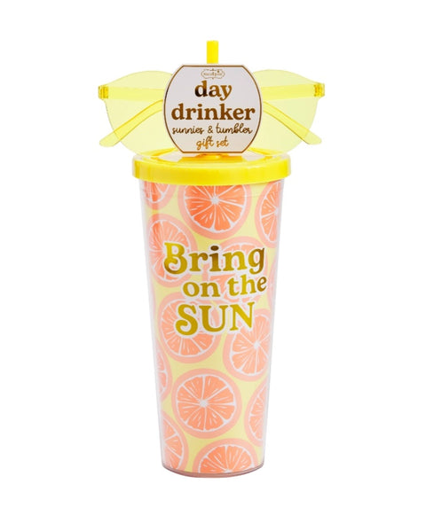 Tumbler Glasses Set Yellow