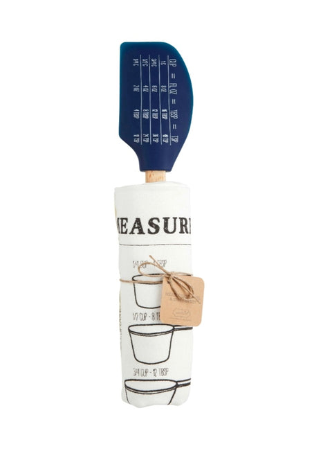 Blue Measure Spatula Towel Set