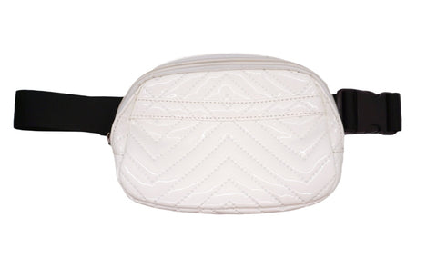 White Quilted Fanny