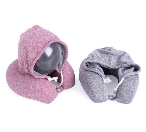 Neck Pillow with Hood