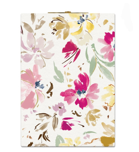 Floral Clipboard set With pen