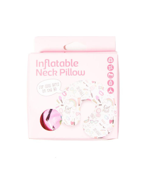 Fun Print Inflatable Neck Pillow