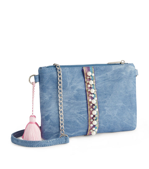 Denim Side Bag