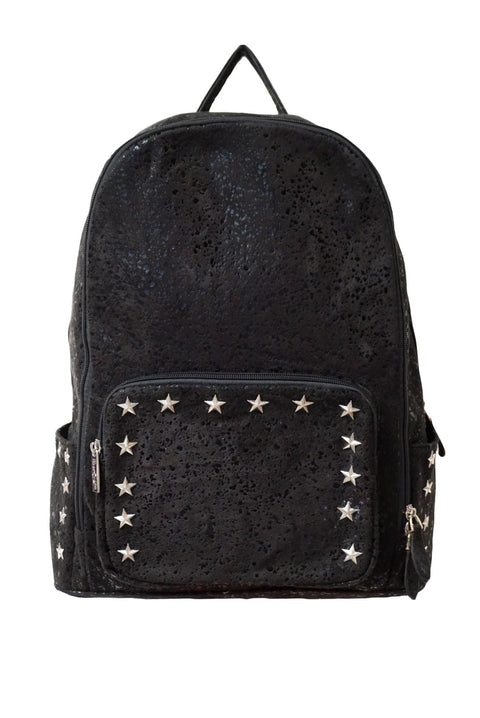 Star Studded Black Backpack