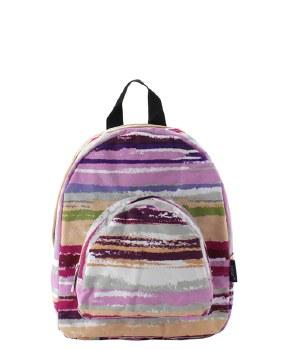 Striped Mini Backpack/Trip bag