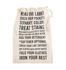 Instructions Laundry Bag