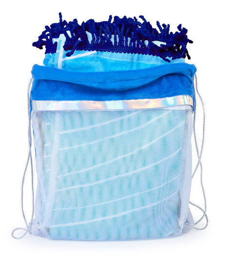 Blue Beach Towel w/ Bag