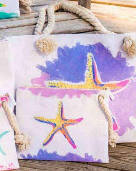 Rope Handle Beach Bag