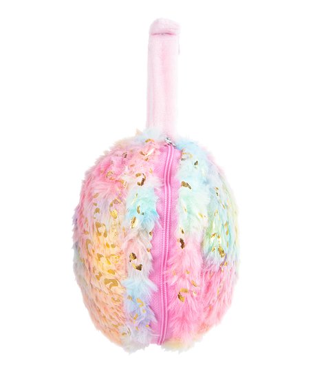 Pink and Gold Neckpillow and Mask