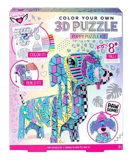 Puppy color 3D Puzzle